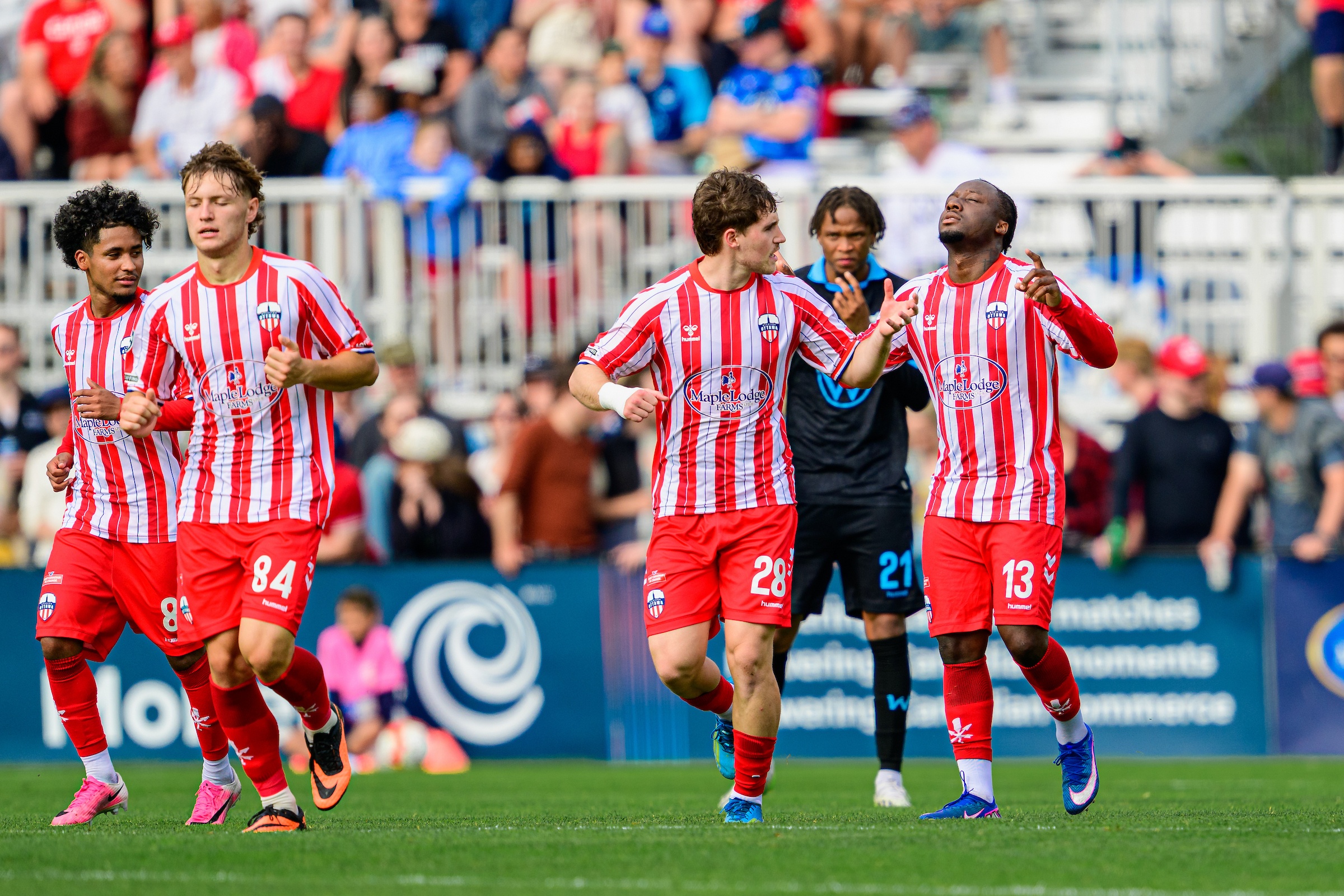 Comfortable victory for Atlético Ottawa at the Wanderers Grounds